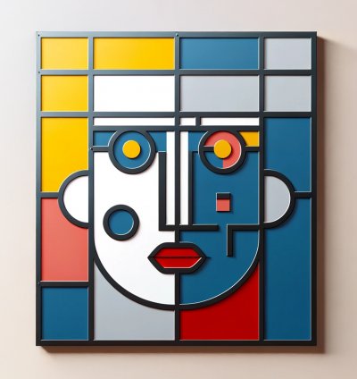 WANDRELIEF »Ordnung und Anblick« 90×100 cm