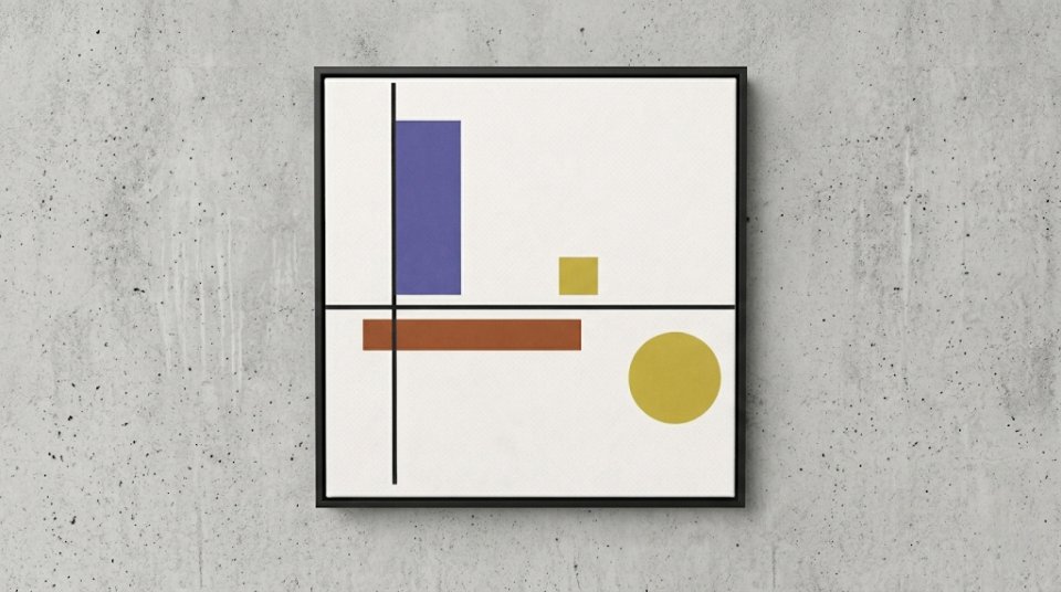 Rasterbalance II (Quadratfassung)